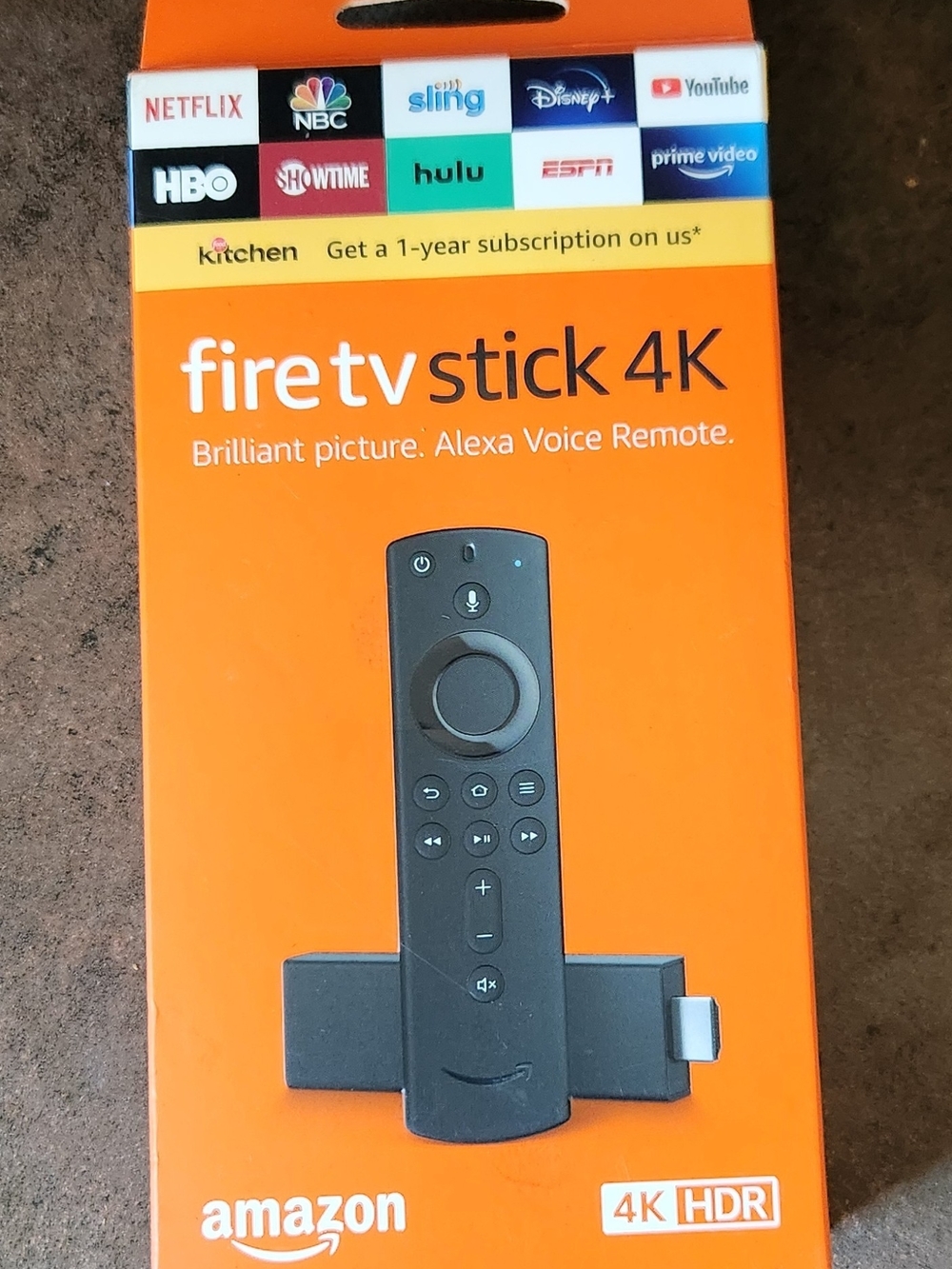 Amazon Fire TV Stick 4K Streaming Media Player Alexa Voice Remote 4K HDR Dolby